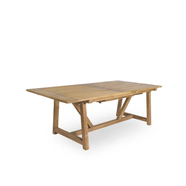 GEORGE -  Table de repas extensible en teck par SIKA DESIGN – Image 2