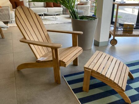 ADIRONDACK - Lounge Chair avec repose pied