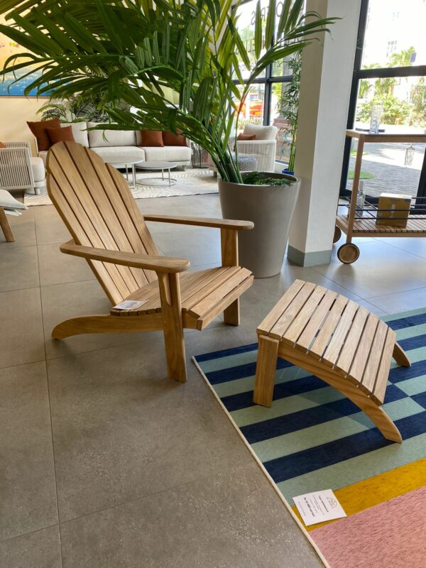 ADIRONDACK - Lounge Chair avec repose pied