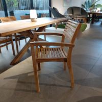 HELIOS - Fauteuil de table Teck