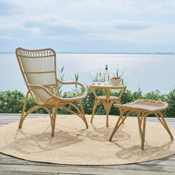 MONET Fauteuil avec repose pied- SIKA DESIG