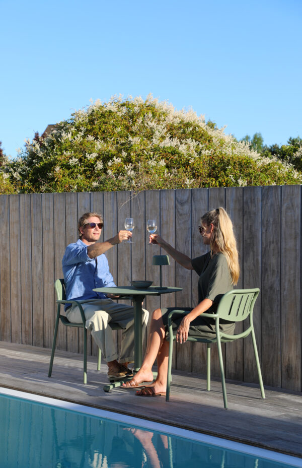 SUNSET - Bistro Table 100% Aluminium – Image 2