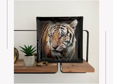 Plateau de service - Motif ''PORTRAIT''