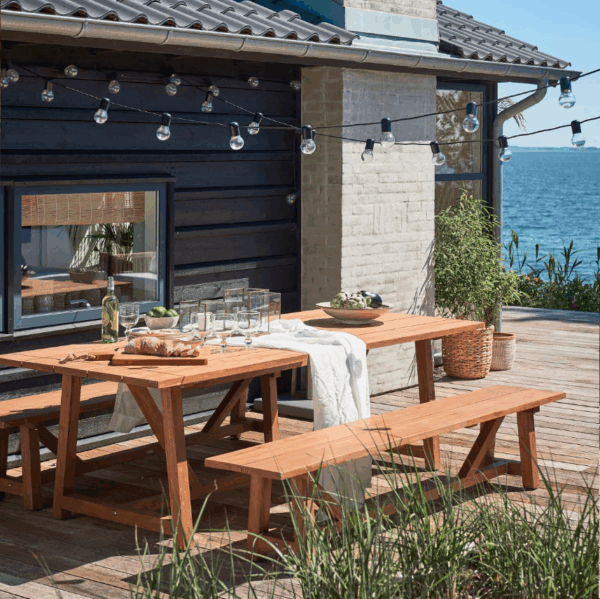 GEORGE -  Table de repas en teck par SIKA DESIGN – Image 3